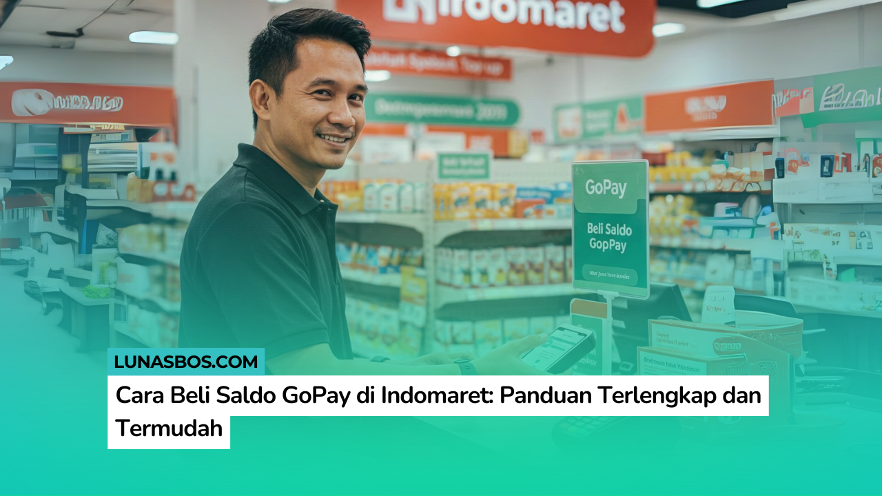 Cara Beli Saldo GoPay di Indomaret
